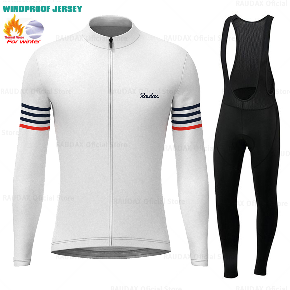 Quality Cycling Gear - Raudax Winter Windproof Fleece Jersey Ropa