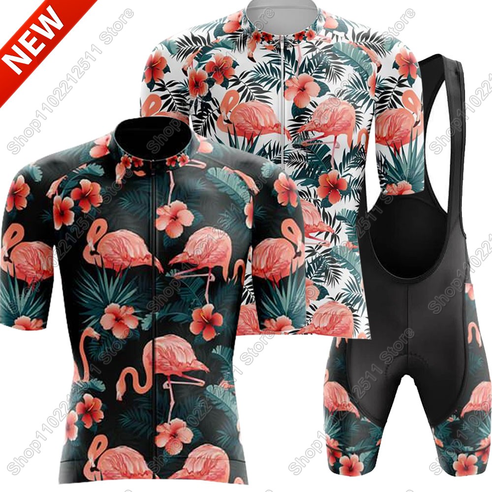 Quality Cycling Gear - 2025 Flamingo Cycling Jersey Set Bicycle