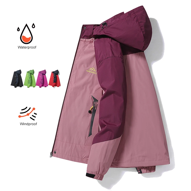 Cycling Gear Rain - Women Spring Trekking Jacket Outdoor Hiking