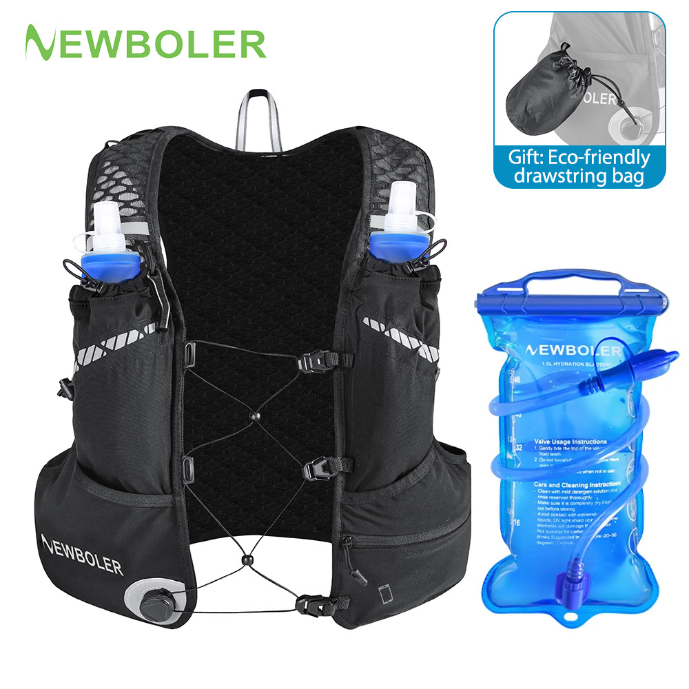 Cycling Gear Travel Bag - 8L Breathable Hydration Vest Pack For
