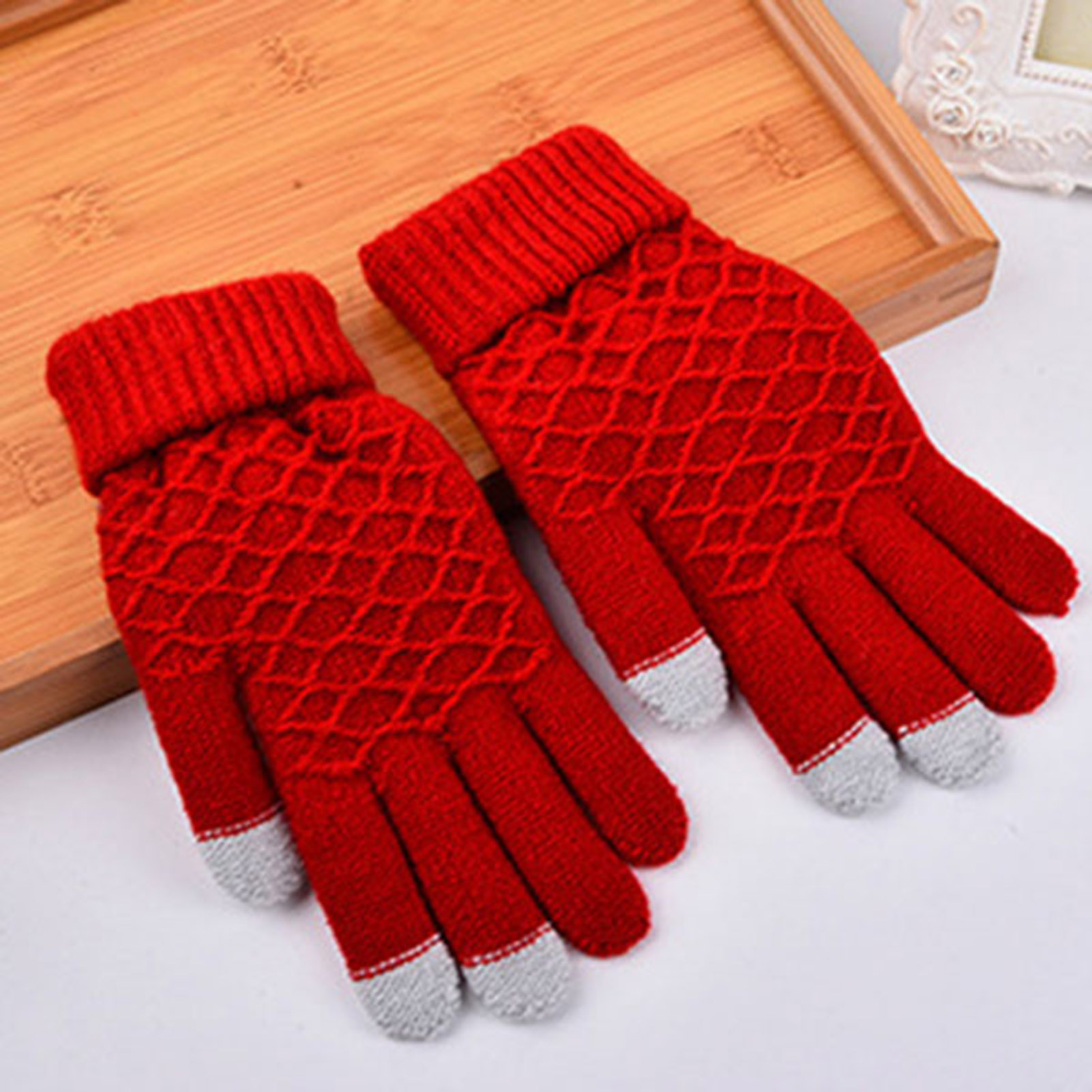 Touchscreen Gloves Warm Solid  - đánh giá và giá Cycling Hand Gear