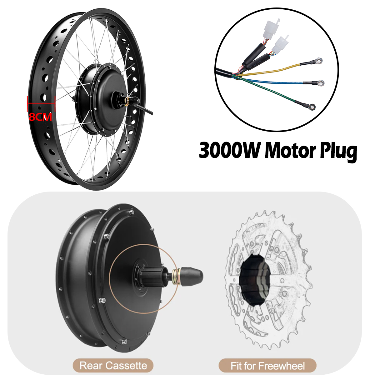 72V 3000W Brushless Gearless H - đánh giá và giá Cyclo Gear