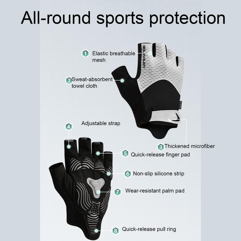 Biking Gloves Half Finger Ridi - đánh giá và giá Cycling Hand Gear