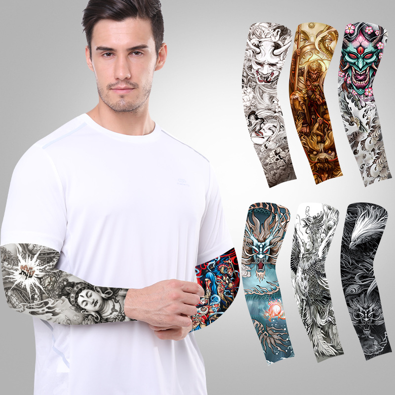 1 Pc Summer Tattoo Sleeve UV S - đánh giá và giá Cycling Glove
