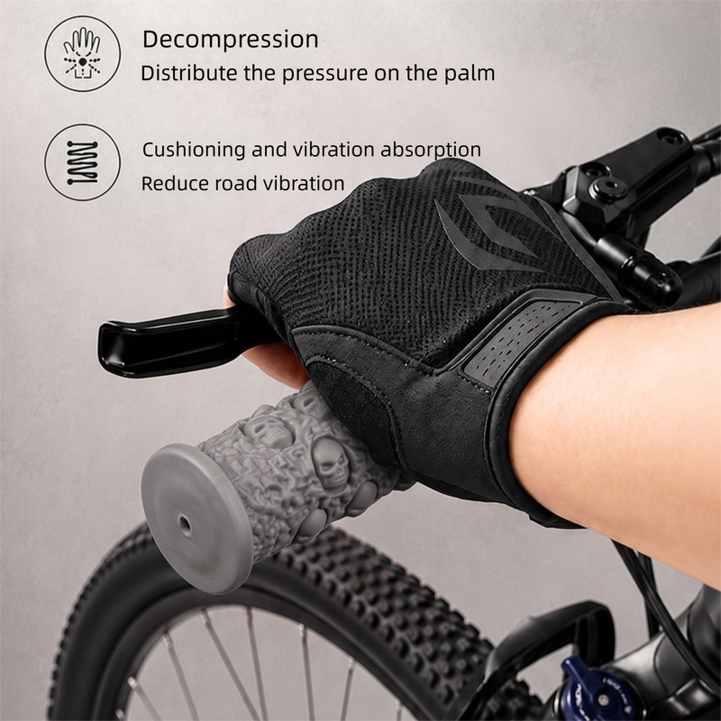 Bicycle Handlebar Grips, Skull - đánh giá và giá Cycling Hand Gear