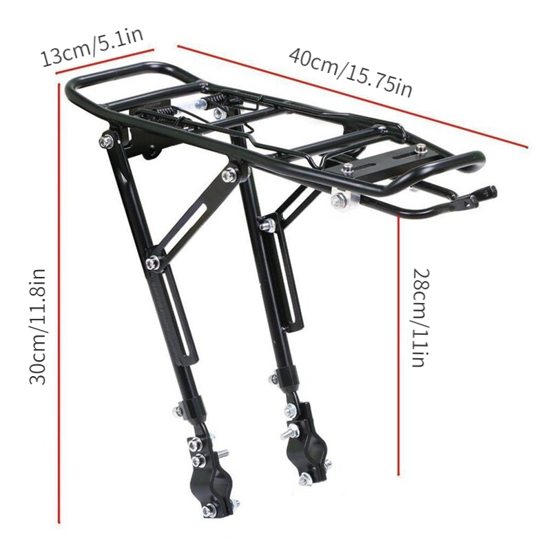 1PC Alloy Rear Bicycle  Rack C - đánh giá và giá Cycling Gear Travel Bag