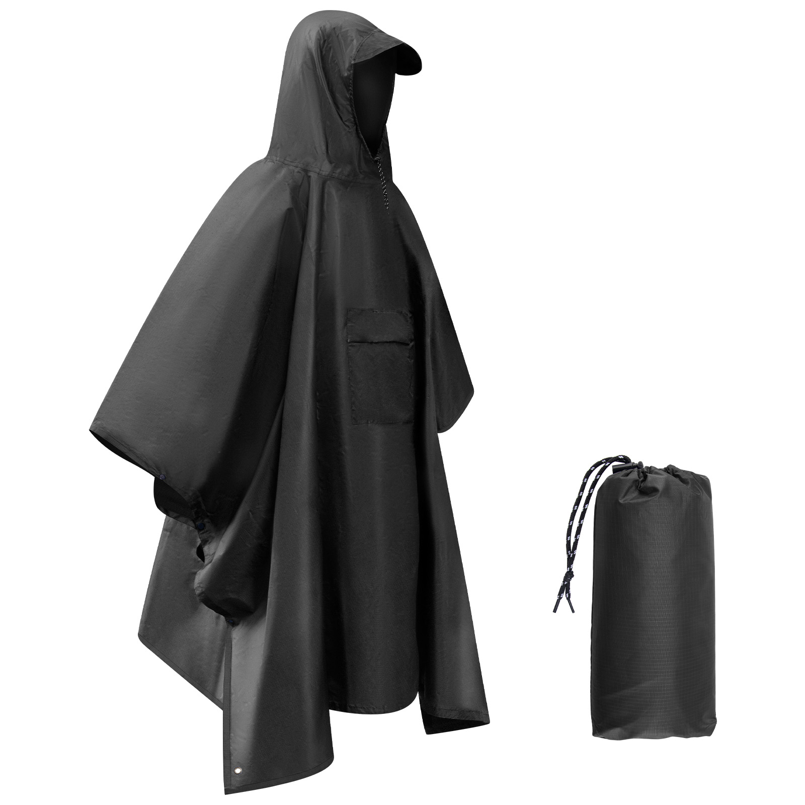 Adult Rain Poncho Lightweight  - đánh giá và giá Cycling Gear Rain