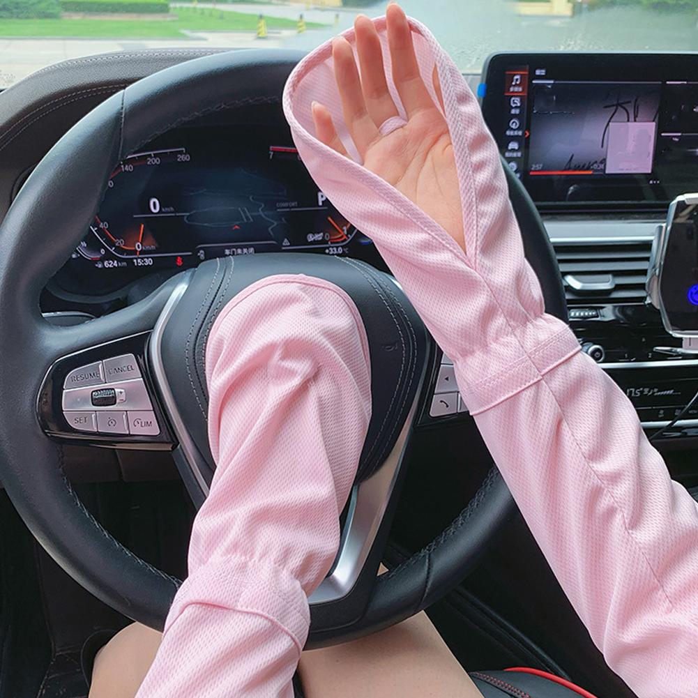 Solid Color Large Ice Silk Glo - đánh giá và giá Cycling Glove