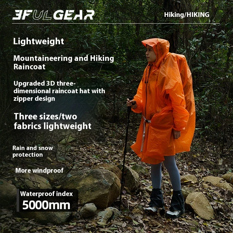 3F UL GEAR Zipper Raincoat 15D - đánh giá và giá Cycling Gear Rain