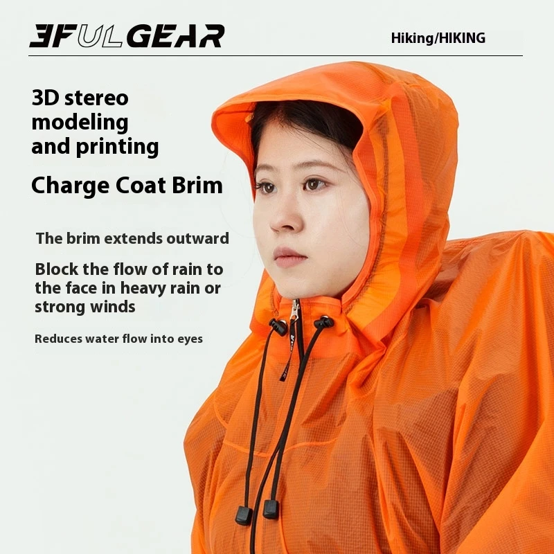 3F UL GEAR Zipper Raincoat 15D - đánh giá và giá Cycling Gear Rain