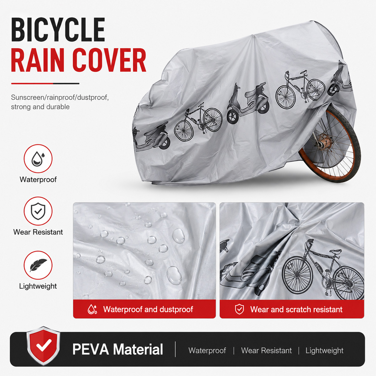 PINMOAP Universal Bicycle Rain - đánh giá và giá Cycling Gear Rain