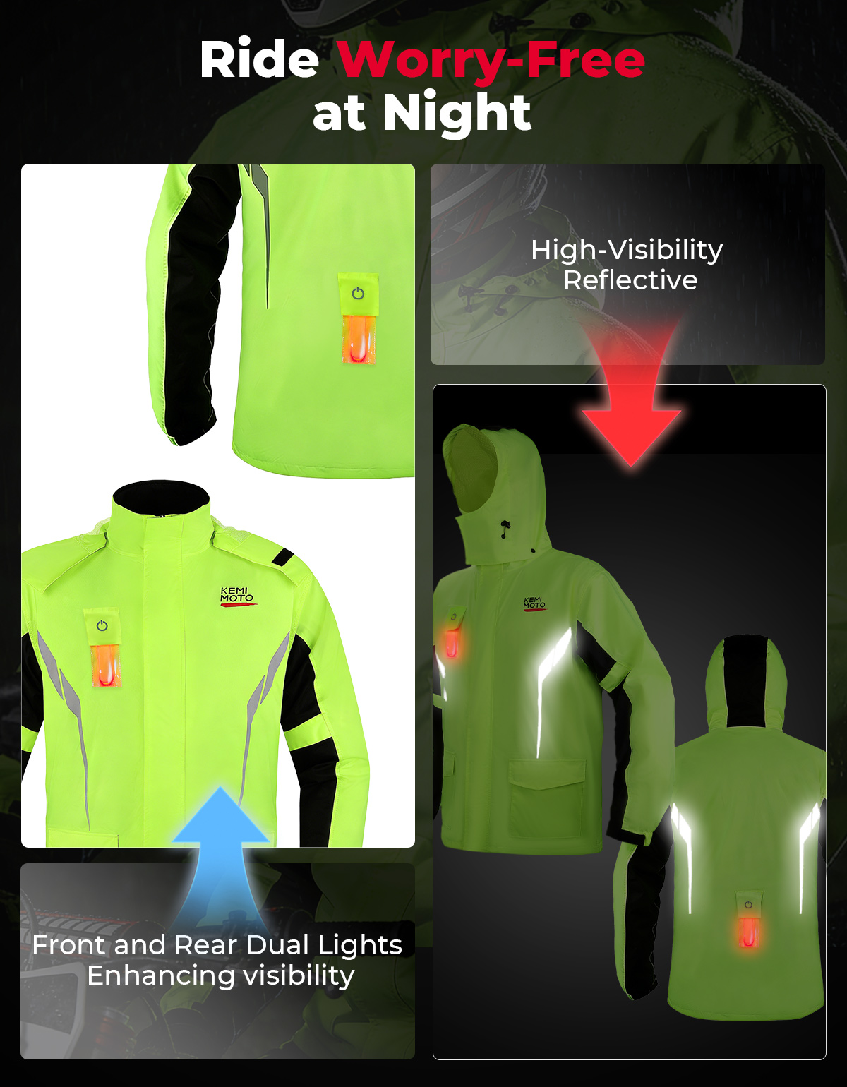 KEMIMOTO Unisex Waterproof Rai - đánh giá và giá Cycling Gear Rain