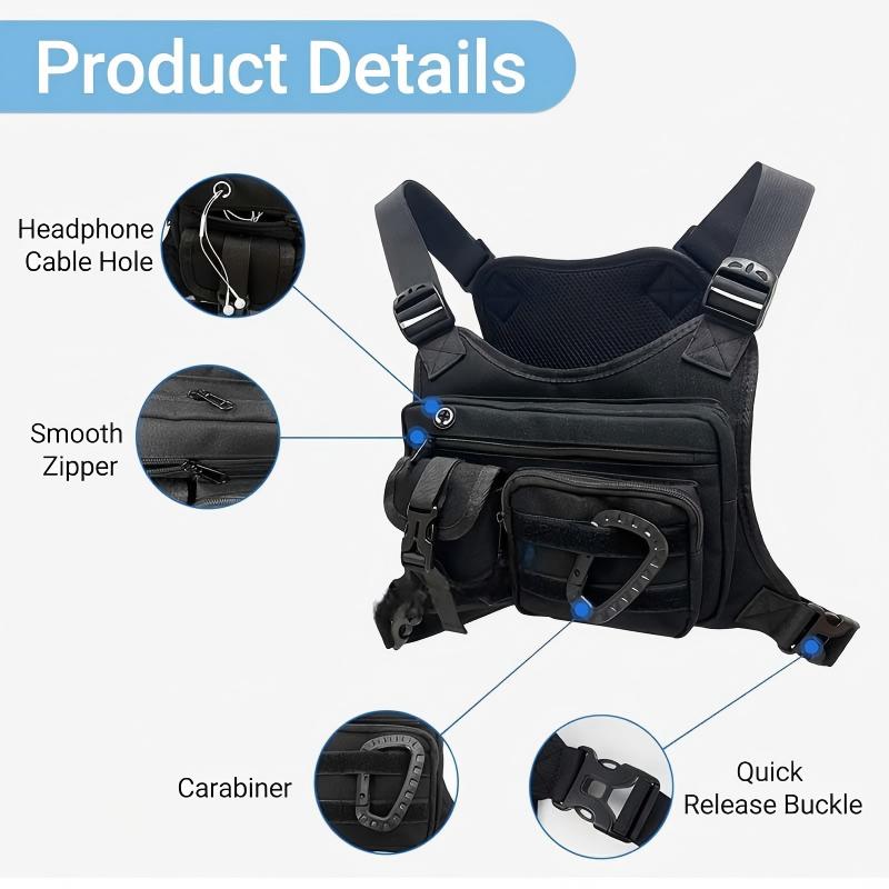 Tactical Chest Vest Pack Multi - đánh giá và giá Cycling Hand Gear