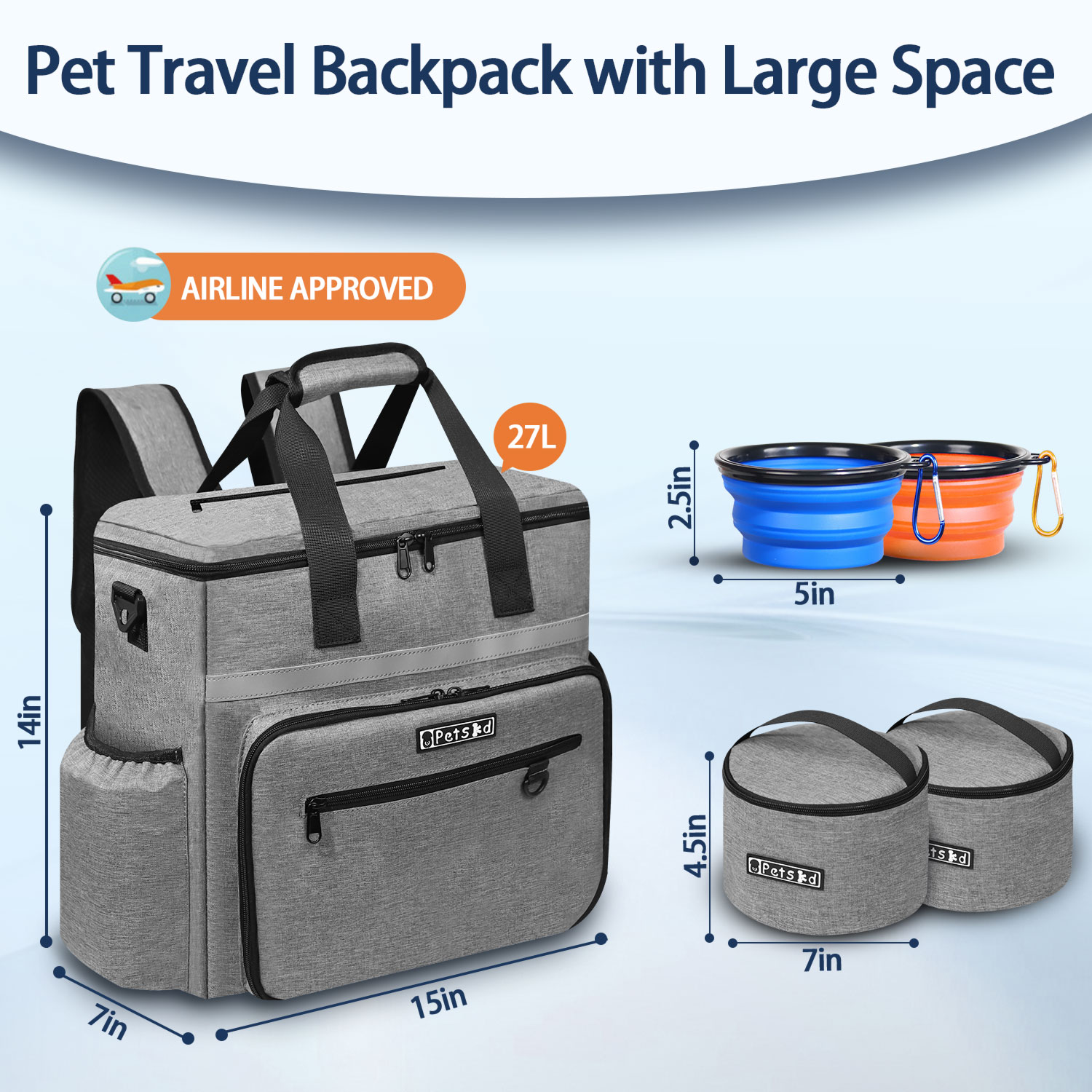 Petskd Outdoor Dog Organizer B - đánh giá và giá Cycling Gear Travel Bag