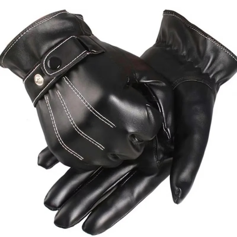 Men's Gloves PU Leather Plush  - đánh giá và giá Cycling Hand Gear